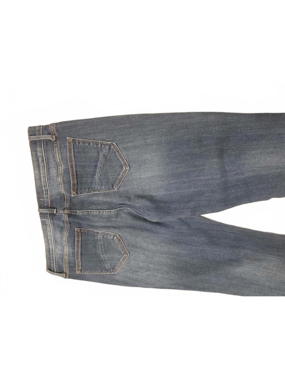 Driftwood Alette Blue Denim Cropped Jeans with Embroidered Cuffs - Picture 5 of 6